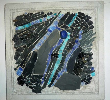 Artcraft titled "Bleu et noir" by Laurent Hunzinger, Original Artwork