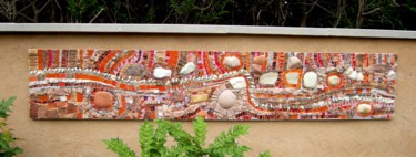 Sculpture titled "jeux-orange.jpg" by Laurent Hunzinger, Original Artwork, Mosaic