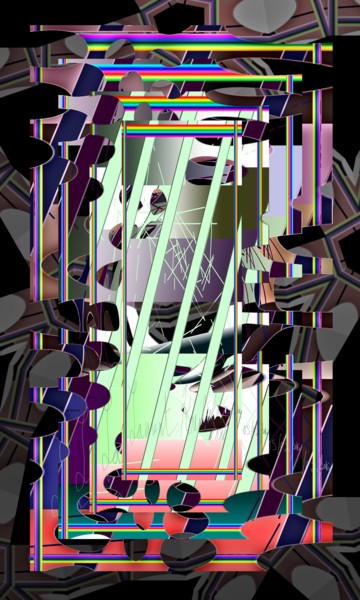 Arts numériques intitulée "abstractuntitled-32…" par Laurent Kallish, Œuvre d'art originale