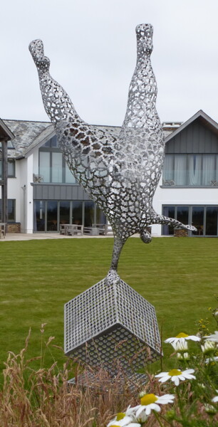 雕塑 标题为“Point d'équilibre” 由Laurent Maëro, 原创艺术品, 不锈钢