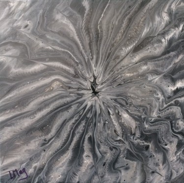 Peinture intitulée "Black Hole" par Laurent Magrez (LMag), Œuvre d'art originale, Acrylique
