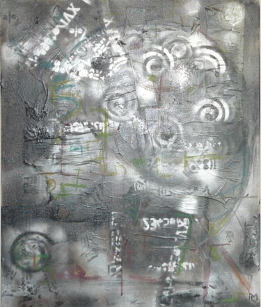 Painting titled "spirale 7" by Laurent Martinez (Elemart31), Original Artwork, Acrylic