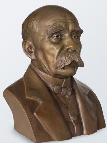 Skulptur mit dem Titel "Georges Clémenceau" von Laurent Mc, Original-Kunstwerk, Andere