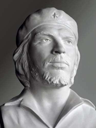 Sculpture titled "Che Guevara" by Laurent Mc, Original Artwork, Other