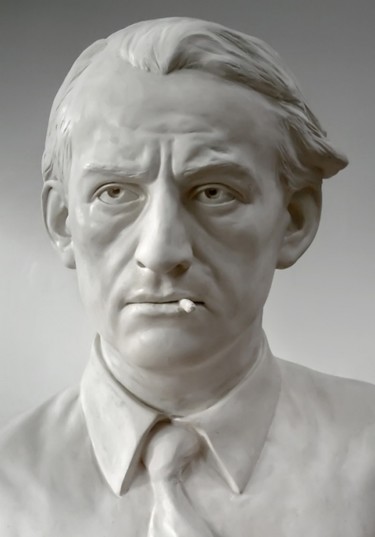 Sculpture intitulée "André Malraux" par Laurent Mc, Œuvre d'art originale, Autre