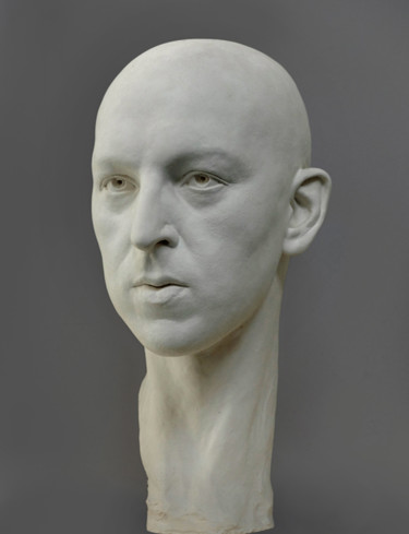 Sculpture intitulée "Claude Cahun" par Laurent Mc, Œuvre d'art originale, Plâtre