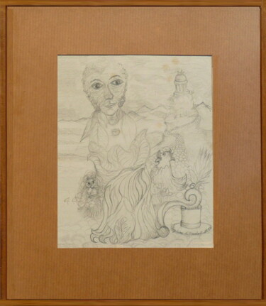 Disegno intitolato "10 dessin" da Laurent Pradat, Opera d'arte originale, Matita Montato su Cartone