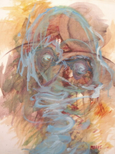 Malerei mit dem Titel "44" von Laurent Pradat, Original-Kunstwerk, Öl