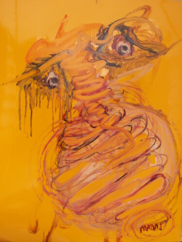 Картина под названием "107" - Laurent Pradat, Подлинное произведение искусства, Масло