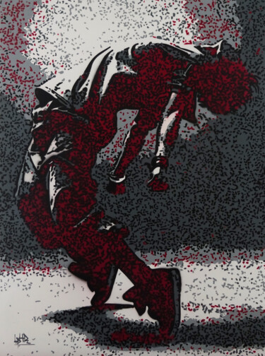 Pintura titulada "Le danseur 1" por Laurent Roybet, Obra de arte original, Pintura al aerosol