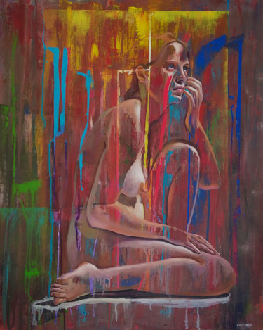 Peinture intitulée "Nudité,WH612" par Laurent Chimento, Œuvre d'art originale