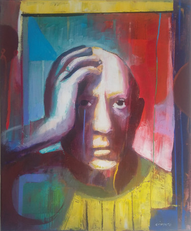 Pintura titulada "Picasso" por Laurent Chimento, Obra de arte original