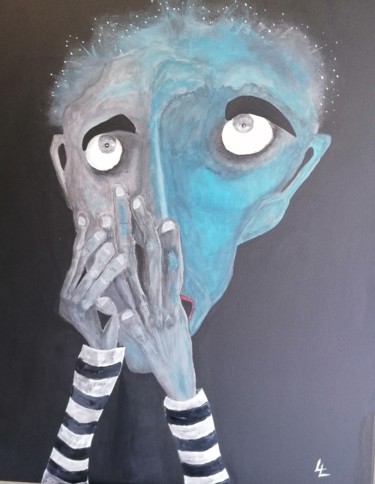 Peinture intitulée "Déconfinement" par Laurent Leone, Œuvre d'art originale, Acrylique