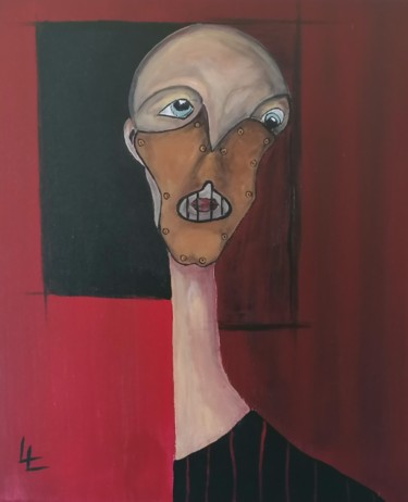 Painting titled "Expression libre" by Laurent Leone, Original Artwork, Acrylic