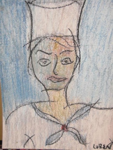 Peinture intitulée "ESQUISSE MARIN" par Laurent Martinet, Œuvre d'art originale