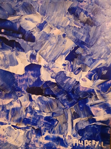 Pintura intitulada "Glaciale" por Laurie Aubéry, Obras de arte originais, Acrílico
