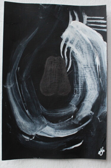Painting titled "Le tourbillon humai…" by Laurie D., Original Artwork, Acrylic