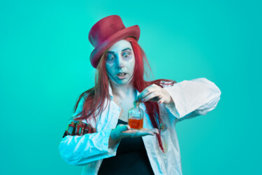 Photographie intitulée "Clown-enstein" par Laurie Plaquet (La Photografolle), Œuvre d'art originale, Photographie numérique…
