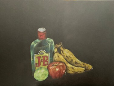 Drawing titled "whisky" by Lautiard, Original Artwork, Pencil