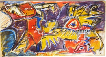 Peinture intitulée "metamorphoses-sarab…" par Thierry Laverge, Œuvre d'art originale