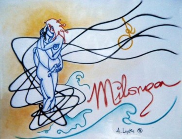 Peinture intitulée "Milonga" par Niute, Œuvre d'art originale