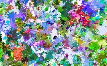 Digital Arts titled "abstract nature spi…" by Lawrence, Original Artwork, Digital Painting