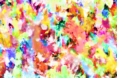 Arts numériques intitulée "feast of color" par Lawrence, Œuvre d'art originale, Peinture numérique