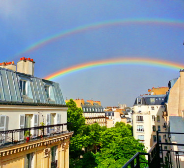 Photography titled "rainbow in paris" by Lawrence, Original Artwork