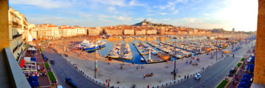 Photography titled "marseille port" by Lawrence, Original Artwork