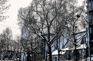 Photography titled "winter to St Germain" by Lawrence, Original Artwork