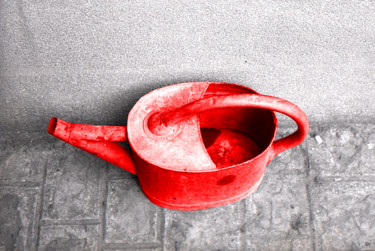 Photography titled "watering can" by Lawrence, Original Artwork