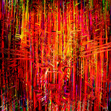 Digital Arts titled "Ghost dragoon" by Lawrence, Original Artwork, Digital Painting
