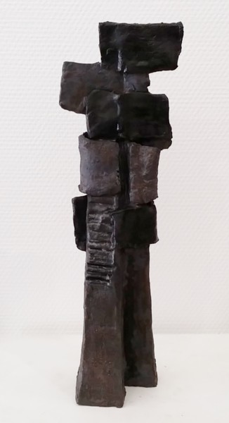 Sculpture titled "Sans" by Laydev, Original Artwork, Terra cotta