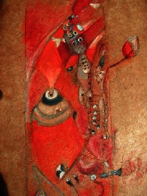 Peinture intitulée "pom do" par Laydev, Œuvre d'art originale, Huile