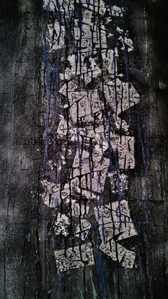 Peinture intitulée "Cosmos" par Laydev, Œuvre d'art originale, Acrylique