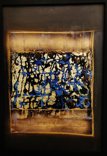 Peinture intitulée "Deluge" par Laydev, Œuvre d'art originale, Acrylique