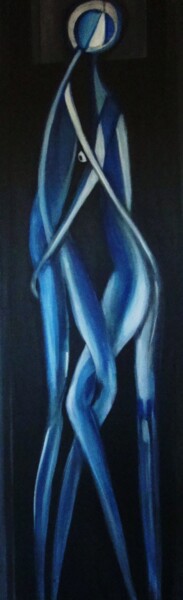 Painting titled "Tendresse" by Laydev, Original Artwork, Acrylic