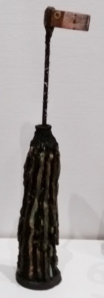 Sculpture titled "Marée noire" by Laydev, Original Artwork, Ceramics
