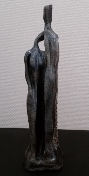 Sculpture intitulée "couple-33x10x8-cm-3…" par Laydev, Œuvre d'art originale