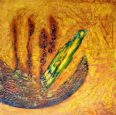 Naufrage au Baïkal Peinture intitulée "Naufrage au Baïkal" par Sorin Niculae Lazar, Œuvre d'art originale, Huile Monté sur Châssis