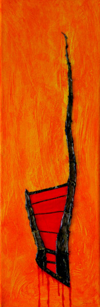 Dracula's cup Peinture intitulée "Dracula's cup" par Sorin Niculae Lazar, Œuvre d'art originale, Acrylique Monté sur Châssis
