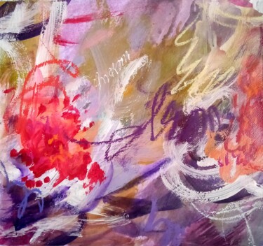 Pittura intitolato "Abstract Figs #2/20…" da Valerie Lazareva, Opera d'arte originale, Acrilico