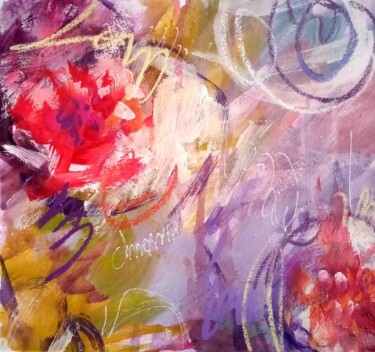 Peinture intitulée "Abstract Figs #3/20…" par Valerie Lazareva, Œuvre d'art originale, Acrylique
