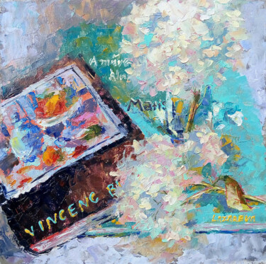 Painting titled "Still life with Hyd…" by Valerie Lazareva, Original Artwork, Oil