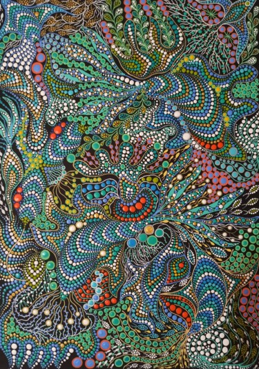 绘画 标题为“Fish” 由Oxana Lazari, 原创艺术品, 丙烯