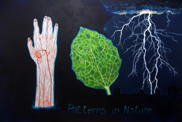 Peinture intitulée "PATTERNS IN NATURE" par Lazaro Hurtado, Œuvre d'art originale, Acrylique