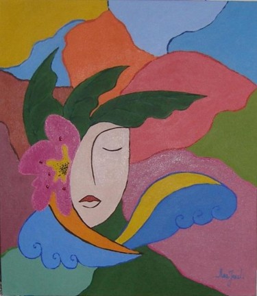 Картина под названием "Утренний сон" - Evgeniya Lazukina, Подлинное произведение искусства, Масло