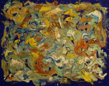 Painting titled "L'Esplosione dell'A…" by Aurelio Nicolazzo, Original Artwork, Acrylic