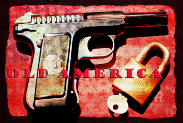 Digital Arts titled "Old America" by Aurelio Nicolazzo, Original Artwork, Digital Painting