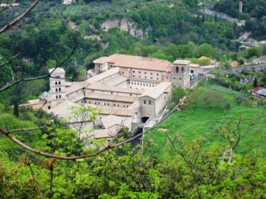 Fotografia intitolato "Subiaco, monastero" da Aurelio Nicolazzo, Opera d'arte originale